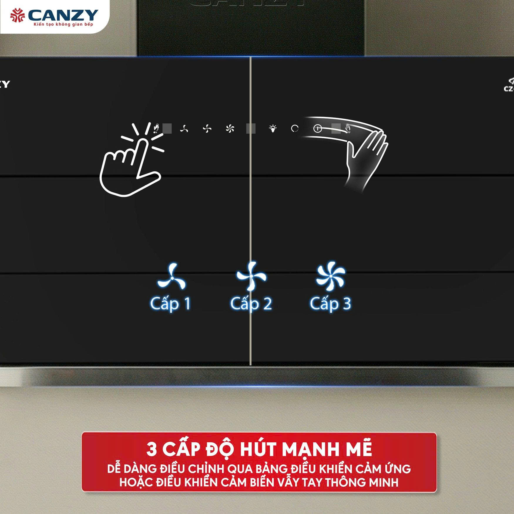 Máy Hút Mùi Canzy H470VTC