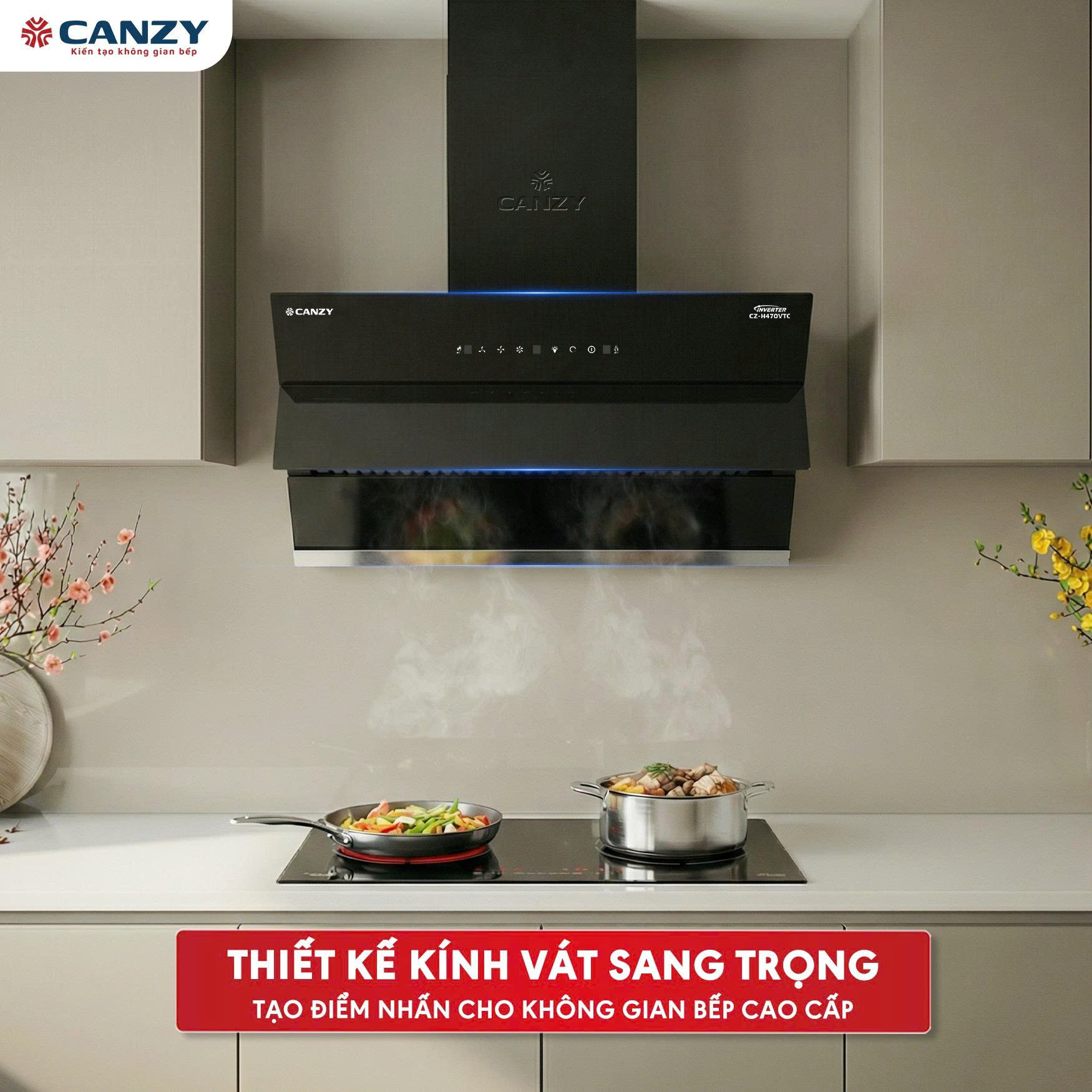 Máy Hút Mùi Canzy H470VTC